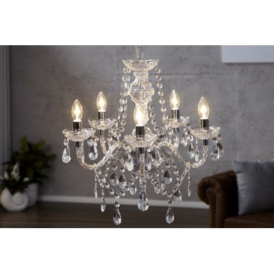 : Lampa wisząca Diamonds 5-ramienny