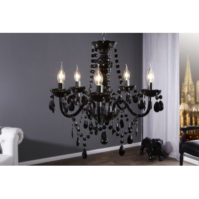 Lampa wisząca Diamonds 5 r czarny 