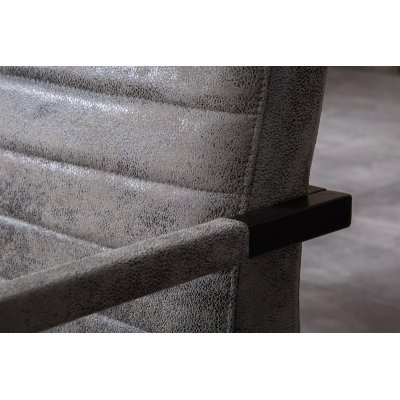  Ławka tapicerowana Loft 160 cm szara