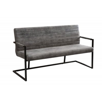  Ławka tapicerowana Loft 160 cm szara