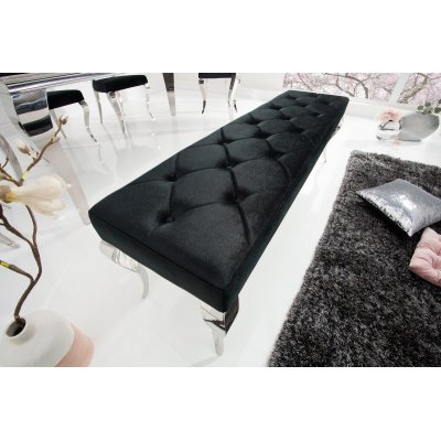  ŁawkaTapicerowana Modern Barock 170 cm. czarna