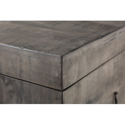  Ławka drewniana skrzyniowa Factory 145 cm szara.