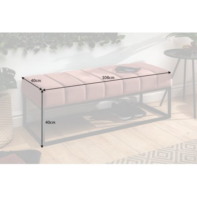  Ławka tapicerowana Petit Beaute 108 cm