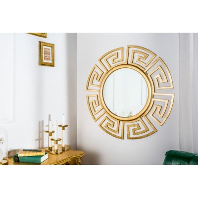  Lustro Euphoria 85 cm owalne złote