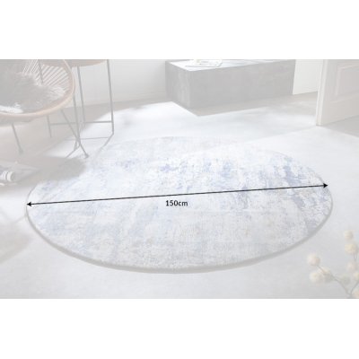  Dywan Modern Art 150 cm beżowo niebieski