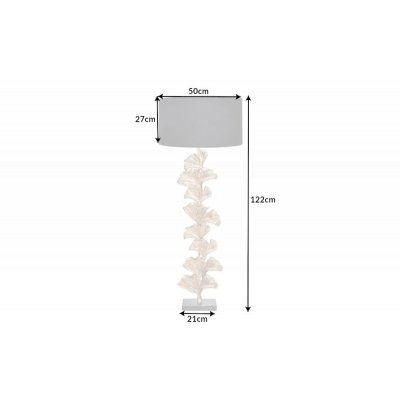  Lampa podłogowa Ginko 122 cm. gold