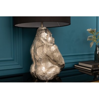  Lampa stołowa Gorilla 60 cm silver bez klosza