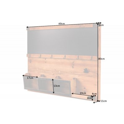  Półka ścienna Haritage 80 cm 