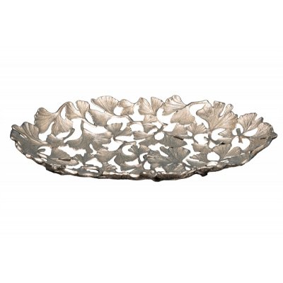  Misa Ginko listki 50 x 30 cm srebrnaMisa Ginko listki 50 x 30 cm srebrna