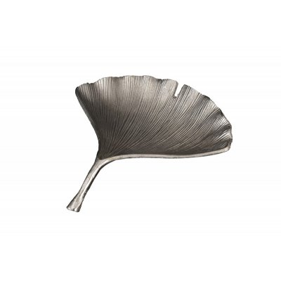  miska Gingko srebrna 33 cm