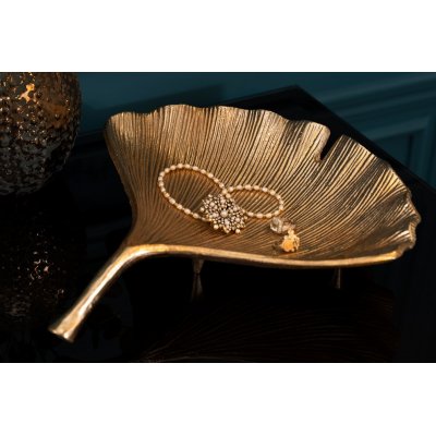  miska Gingko 33 cm złota