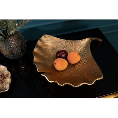  miska Gingko 42 cm. złota