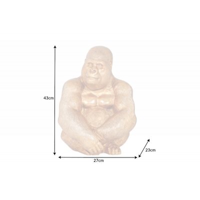  Figurka KONG 40 cm goryl złoto