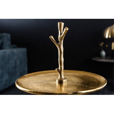   Patera Etagere ABSTRACT 50 cm 3 tace złote