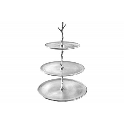  Patera Etagere ABSTRACT 50 cm 3 tace srebrne