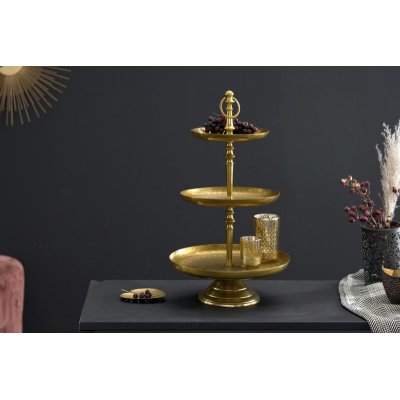 Patera Etagere ORIENT 50 cm 3 tace złote