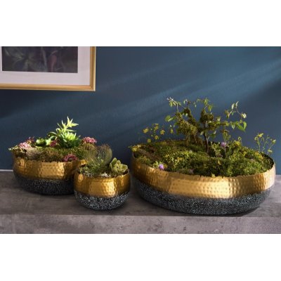  Osłonka Orient złota z patyną 18 cm 