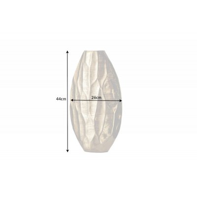  Wazon Organic Orient 45 cm. gold