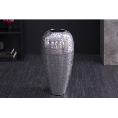  Wazon Oriental 50 cm srebrny