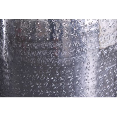  Wazon Oriental 50 cm srebrny