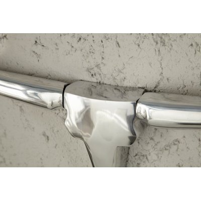  Poroże byka srebrne 75 cm 