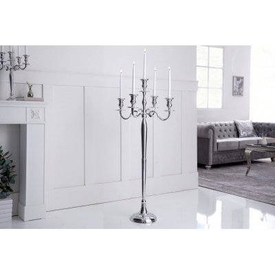  Świecznik pięcioramienny 120 cm silver