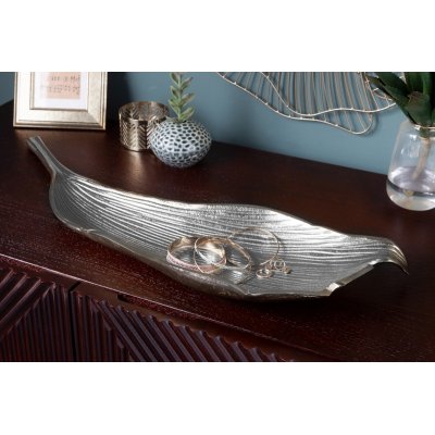  Dekoracyjna misa leaf 64 cm silber