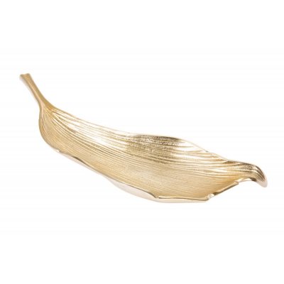  Dekoracyjna misa Leaf gold 64 cm