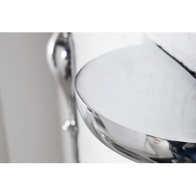  Konsola ścienna barokowa Scala 60 cm srebrna