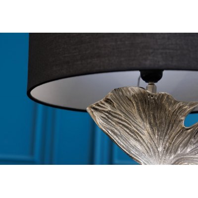  Lampa stołowa GINKGO 70 cm srebrna bez klosza
