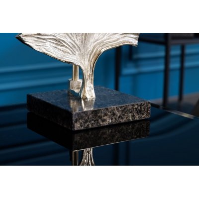  Lampa stołowa GINKGO 70 cm srebrna bez klosza