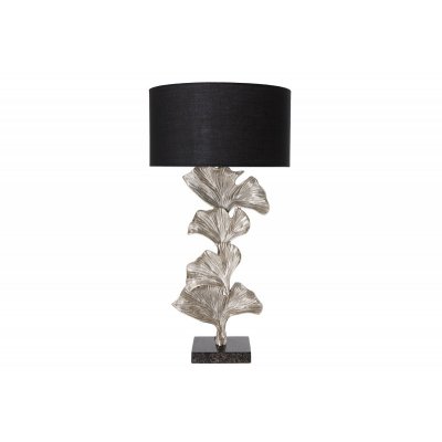  Lampa stołowa GINKGO 70 cm srebrna bez klosza