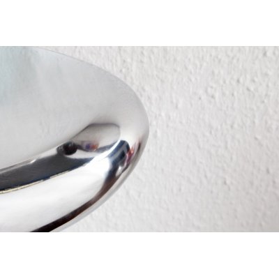  półka ścienna TEAR 40 cm srebrna 