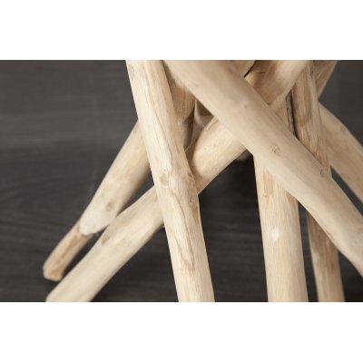  Stolik boczny Drftwood 35 cm rama stojak bez szklanego talerza