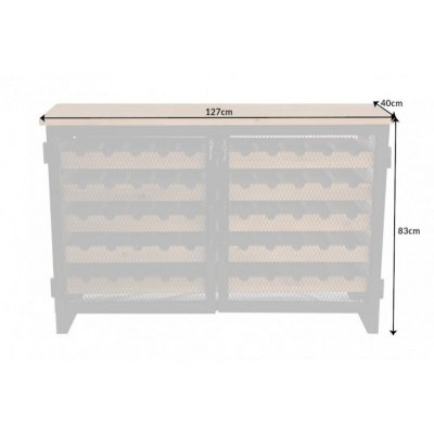 Szafka na wino Bodega 127 cm