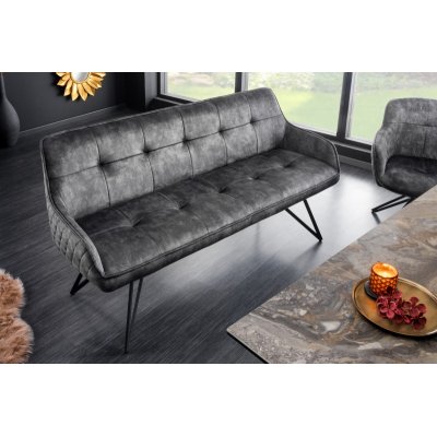 SOFA EUPHORIA 160 CM CIEMNOSZARA INVICTA