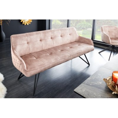 SOFA EUPHORIA 160 CM RÓŻOWA INVICTA