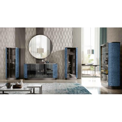    LUXURY COLLECTION  włoskie meble do jadalni w połysku na cokole