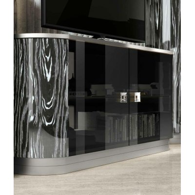    LUXURY COLLECTION  włoskie meble do jadalni w połysku na cokole