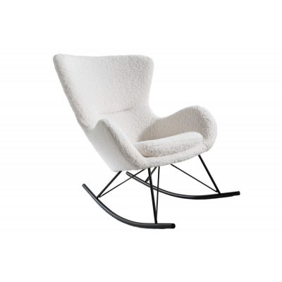  Fotel bujany Scandinavia Swing biały