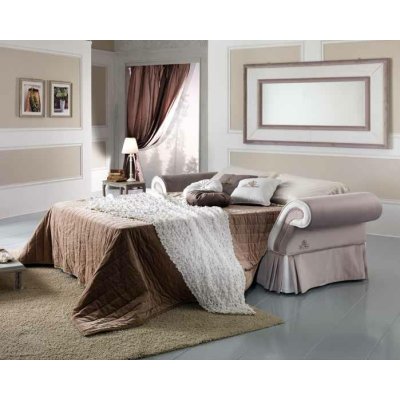 MORFEUS Włoska Sofa 3 Osobowa MAXI z Komfortową Funkcją do spania o wymiarach 163x200x18 cm