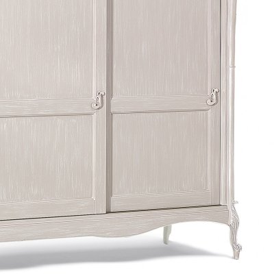  VENERE Antyczna Biel Szafa  Szafa 3 Drzwiowa 250 X 300 Przesuwna  Elegancka i  Klasyczna  Włoskie Meble Drewniane Do Sypialni
