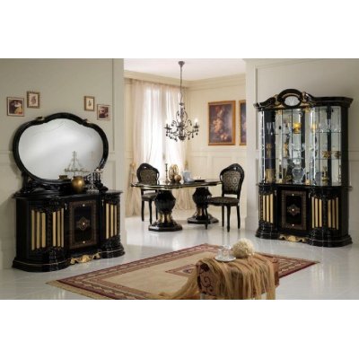  Betty włoskie lustro black gold