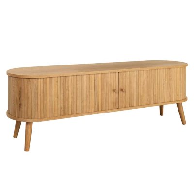  Komoda Retro TV board VALHALLA WOOD 160 cm dąb naturalny