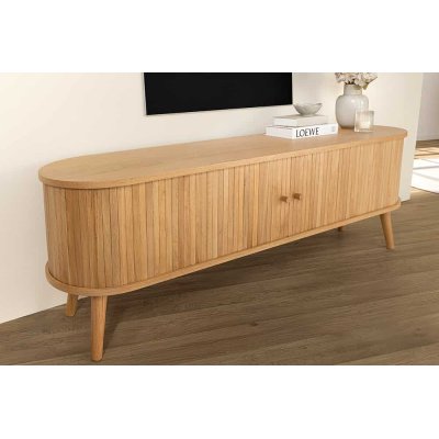  Komoda Retro TV board VALHALLA WOOD 160 cm dąb naturalny