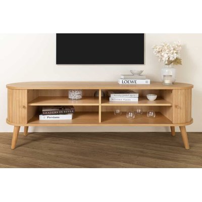  Komoda Retro TV board VALHALLA WOOD 160 cm dąb naturalny
