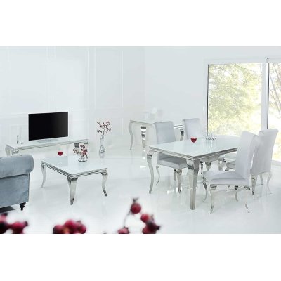  Elegancki stół MODERN BAROQUE 200 cm biały