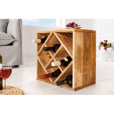  stojak  z litego drewna CUBUS 40 cm