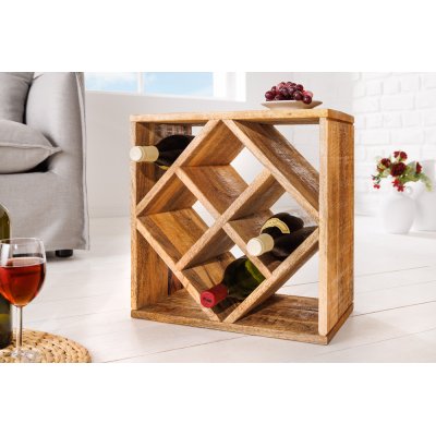  stojak  z litego drewna CUBUS 40 cm