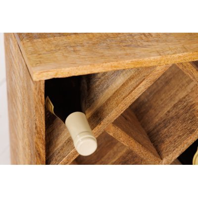  stojak  z litego drewna CUBUS 40 cm